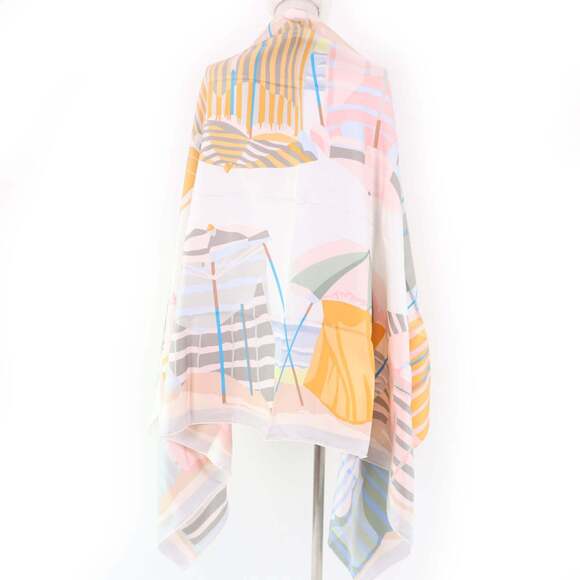 HERMES Black Silk Scarf - Picture 6 of 10